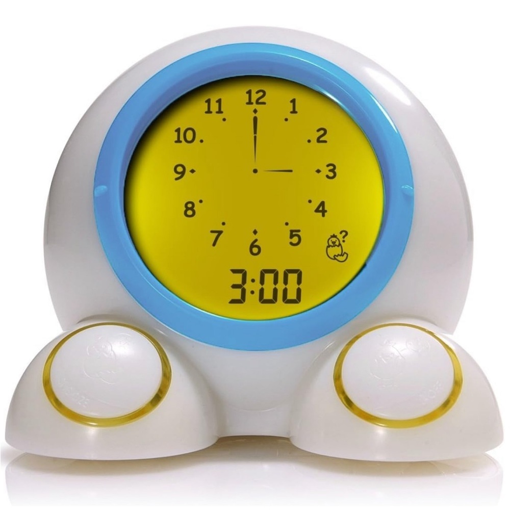 Teach me time! Talking alarm clock & night light